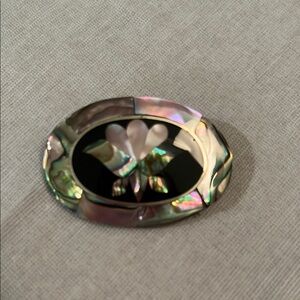 Iridescent Abalone Shell Brooch